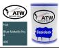 Preview: Fiat, Blue Metallic No. 4, 400: 500ml Lackdose, von ATW Autoteile West.